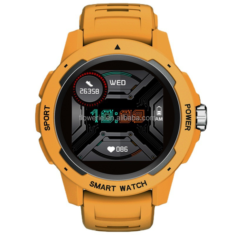Running Watch - นาฬิกาสมาร์ทวอทช์กีฬาแบบยุทธวิธีกันน้ำ IP68 50 เมตร สำหรับวิ่งกลางแจ้ง ดำน้ำ