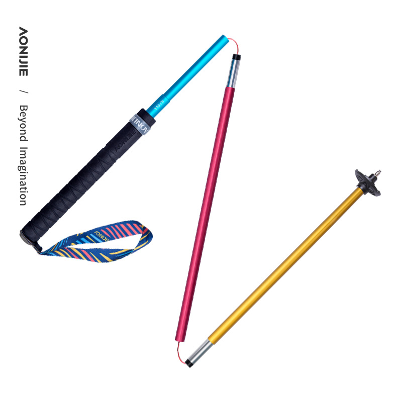 Trekking Pole Carbon - ไม้เท้าเดินป่าแบบพับได้ AONIJIE รุ่นใหม่ 2 ชิ้น ความยาว