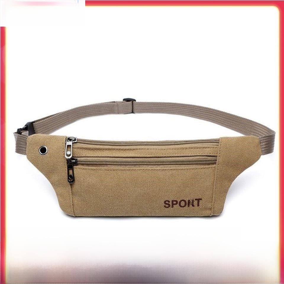 Running Belt - กระเป๋าคาดเอวสำหรับวิ่งผู้ชาย กระเป๋าใส่มือถือ ป้องกันการสูญหาย สายคาดเอวแบบสะพายข้าง อุปกรณ์กีฬากลางแจ้งอเนกประสงค์ บุด้วยผ้าฟลีซ