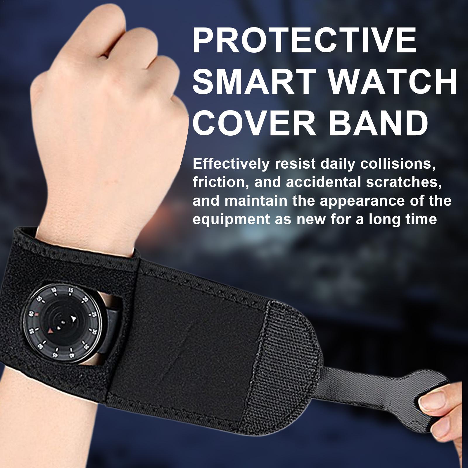 Running Watch - สายรัดนาฬิกา สายรัดข้อมือป้องกันการกระแทก ป้องกันเหงื่อ ทนต่อสภาพอากาศ สายรัดข้อมือสำหรับวัยรุ่น วิ่งออกกำลังกาย