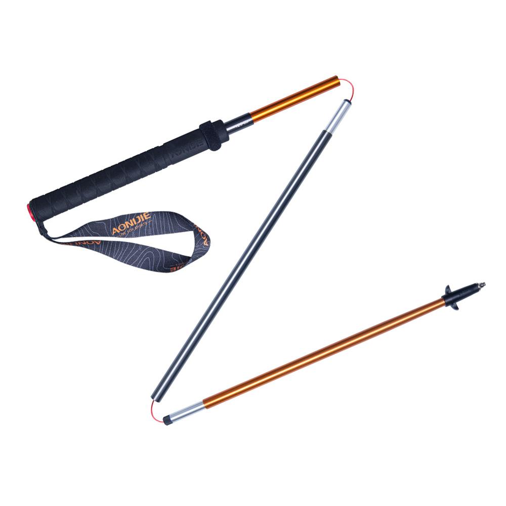 Trekking Pole Carbon - AONIJIE ไม้เท้าเดินป่า, เสา Z-POLE พับได้น้ำหนักเบามีล็อกอย่างรวดเร็วไม้เท้าเดินป่าปีนเขาวิ่งวิ่งวิ่งเดินคาร์บอนไฟเบอร์2ชิ้น