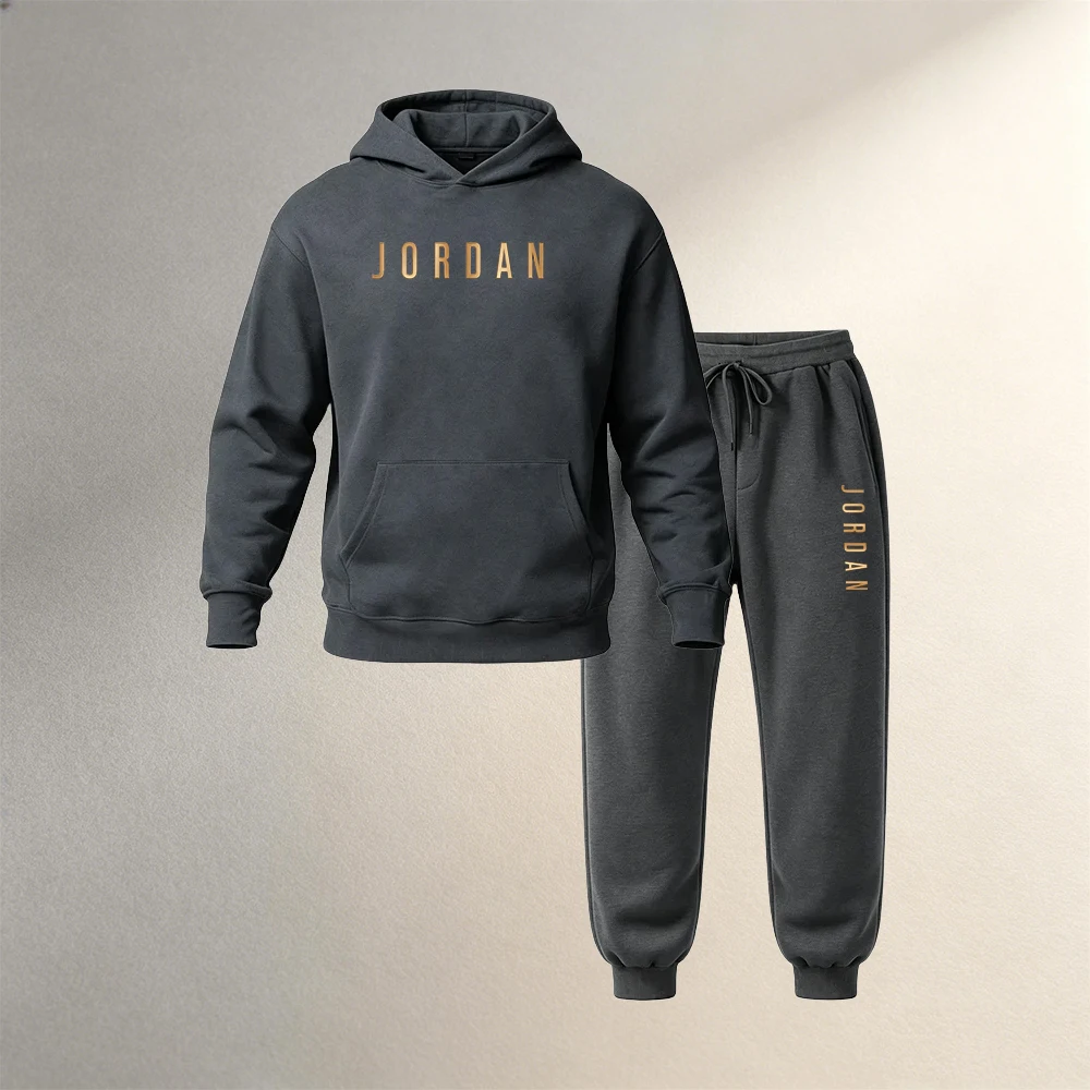 เสื้อผ้าผู้ชาย ชุดฮู้ดดี้ 2 ชิ - Joggers Pants บทวิจารณ์และราคา