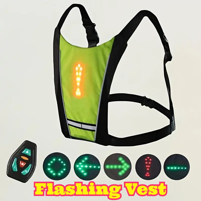 เสื้อกั๊กนิรภัยพร้อมไฟเลี้ยวแบ - Running Visibility Gear บทวิจารณ์และราคา
