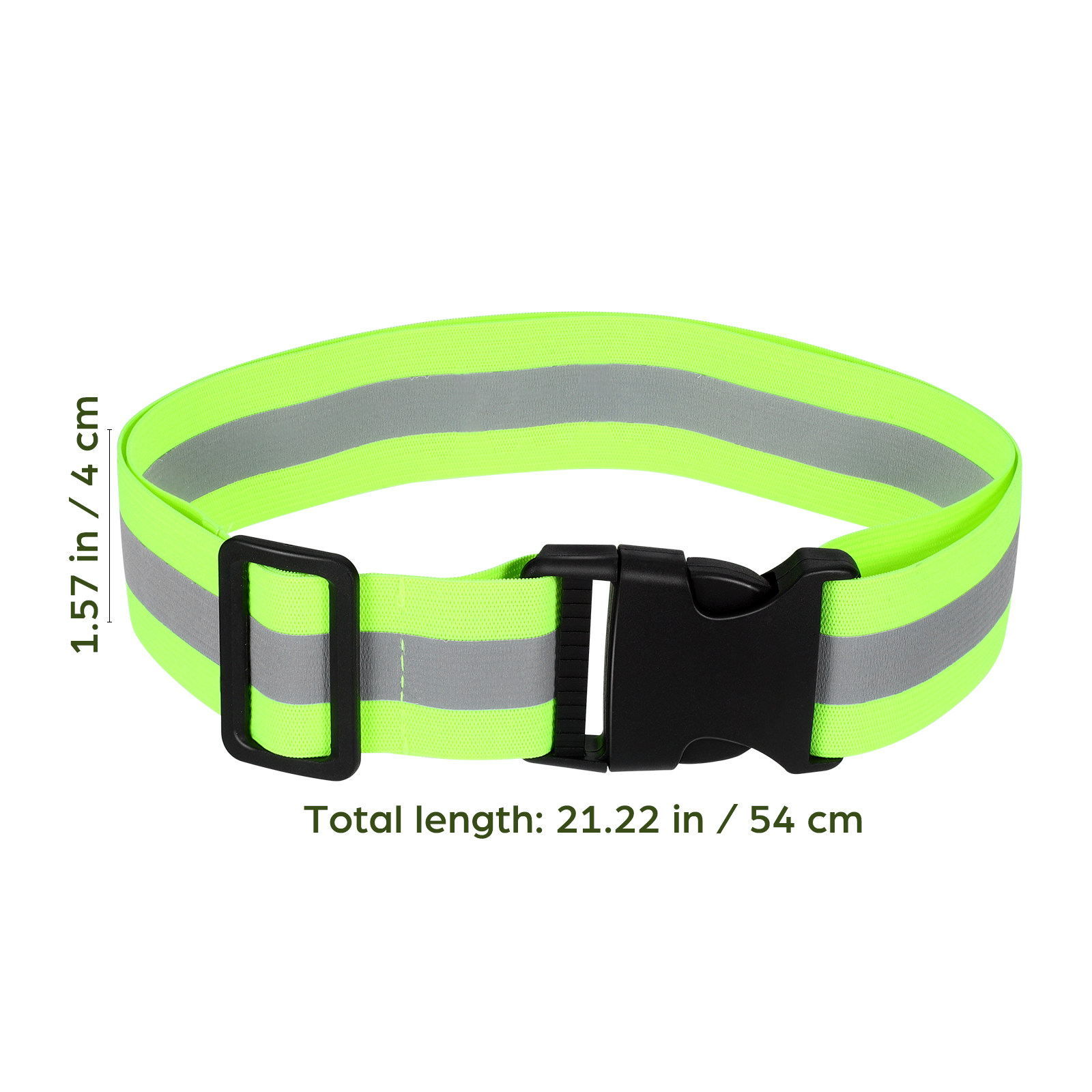 แถบสะท้อนแสงสีเขียวสะท้อนแสง ย - Running Visibility Gear บทวิจารณ์และราคา