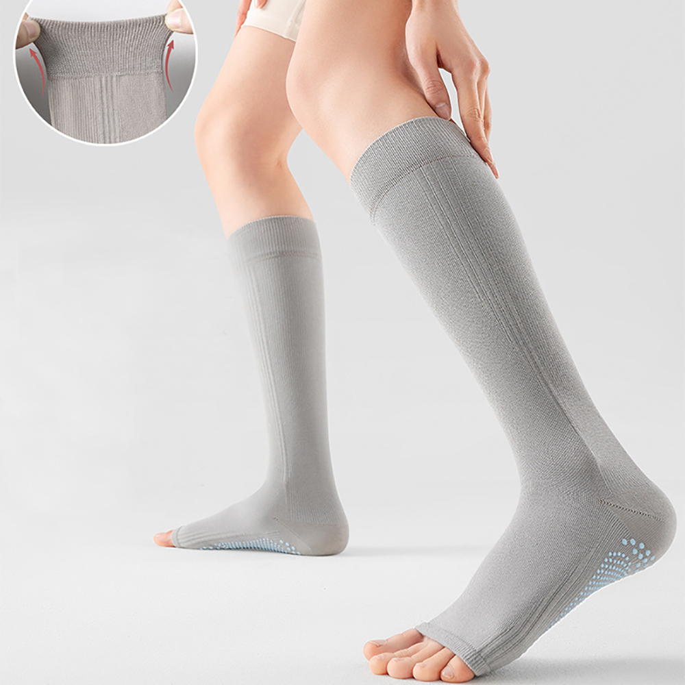 ถุงเท้าโยคะแบบเปิดปลายเท้าสำหร - Sports Socks บทวิจารณ์และราคา