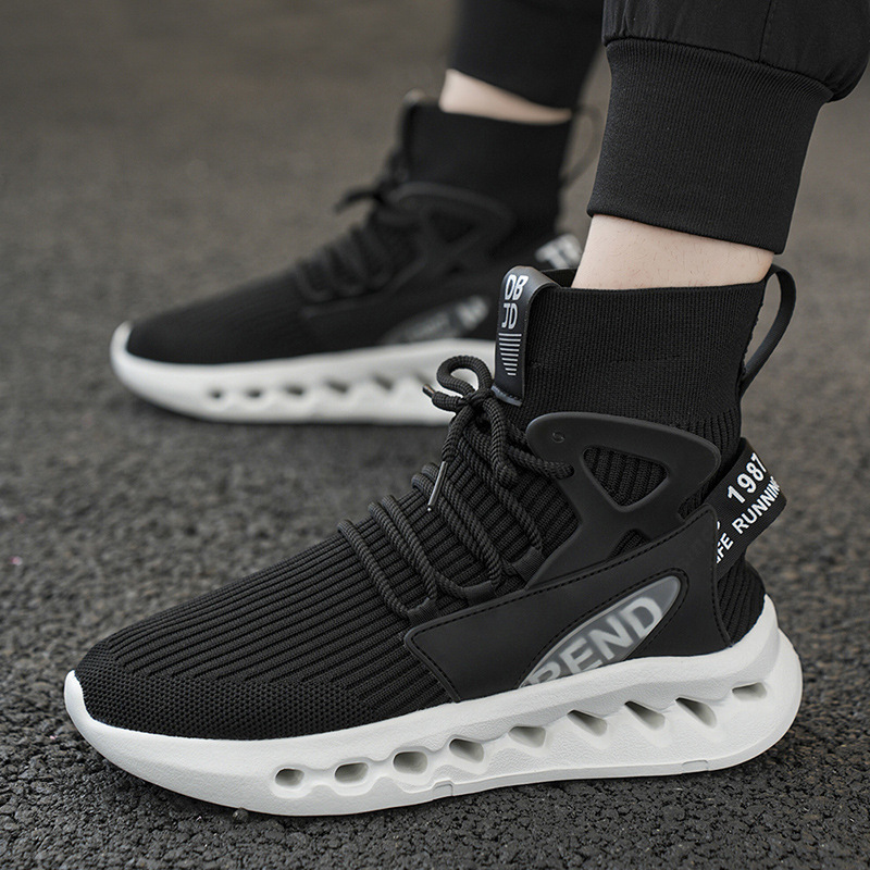 รองเท้าผ้าใบหุ้มข้อผู้ชายแฟชั่ - Running Shoes Men บทวิจารณ์และราคา