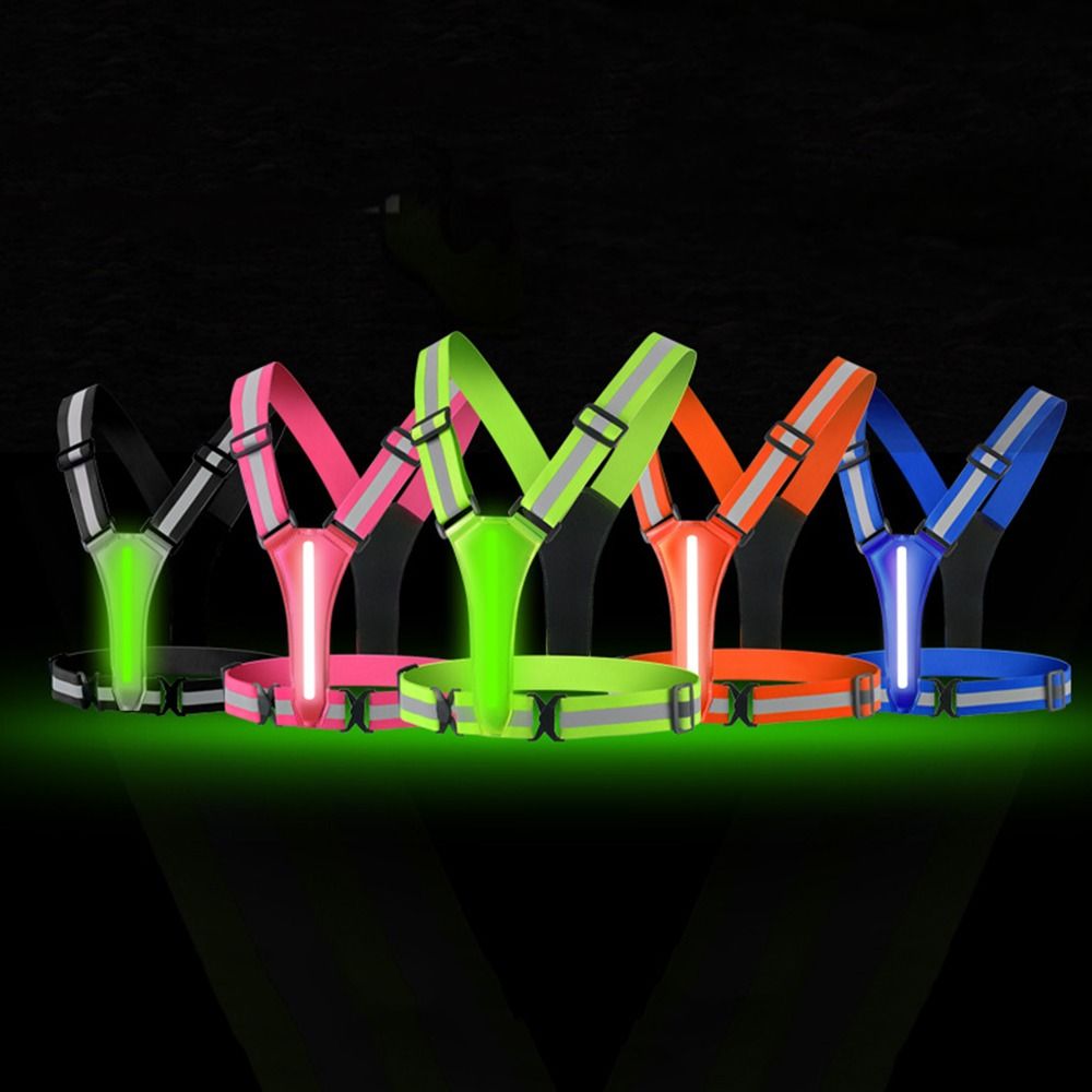 เสื้อกั๊กสะท้อนแสง LED แบบชาร์ - Running Visibility Gear บทวิจารณ์และราคา