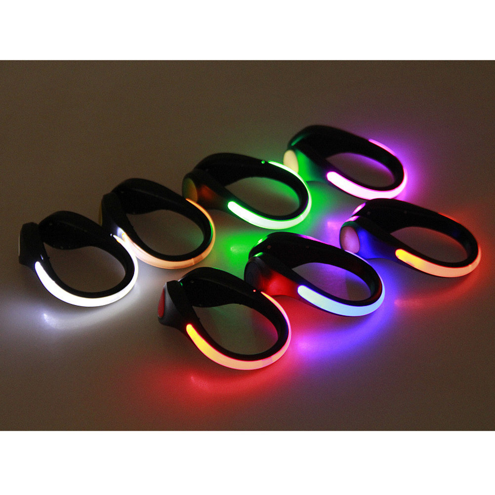 1 ชิ้น คลิปติดรองเท้า LED ไฟสี - Running Visibility Gear บทวิจารณ์และราคา