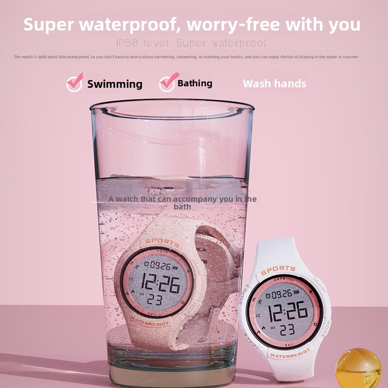 นาฬิกา LED กันน้ำซิลิโคนรุ่นให - Running Watch บทวิจารณ์และราคา