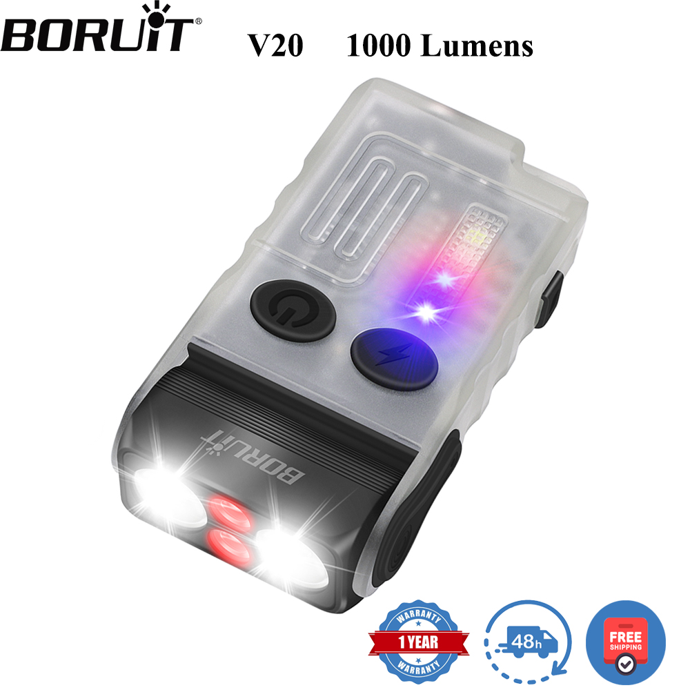 BORUiT V20 ไฟฉายพวงกุญแจ LED พ - Running Headlamp บทวิจารณ์และราคา