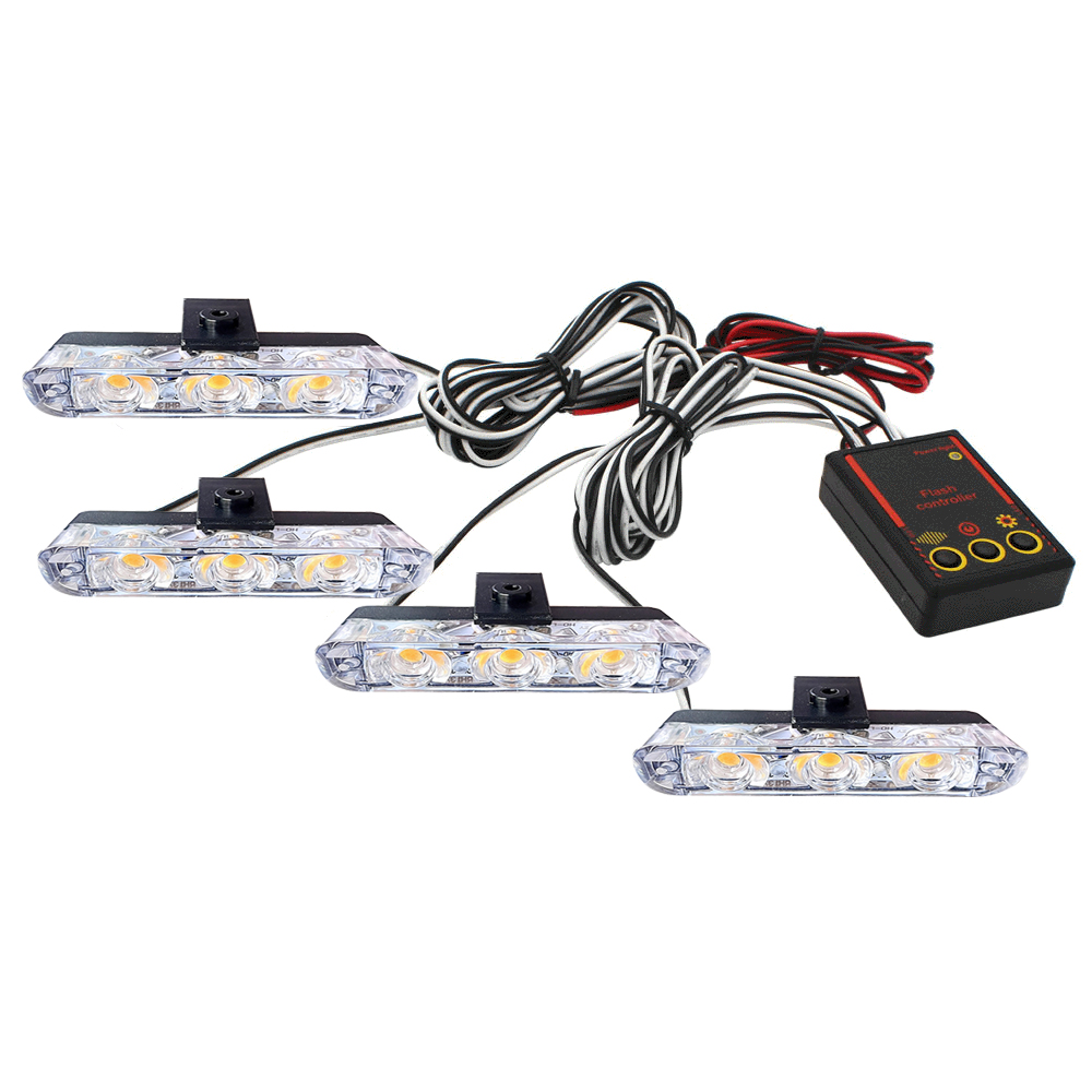 ไฟสโตรบติดกระจังหน้ารถยนต์ 12V - Running Headlamp บทวิจารณ์และราคา