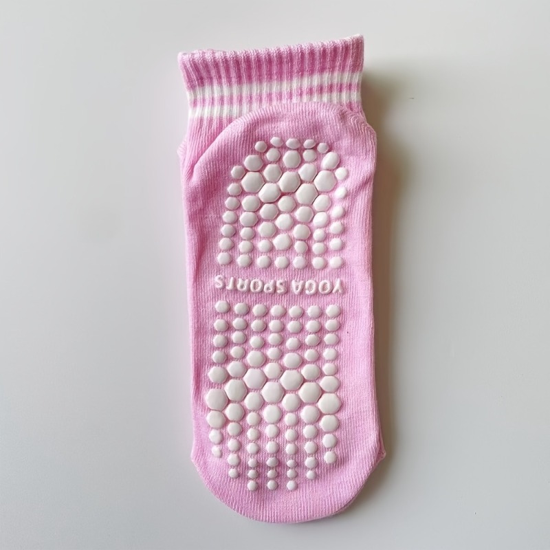 1/5 คู่ถุงเท้าโยคะซิลิโคนกันลื - Sports Socks บทวิจารณ์และราคา