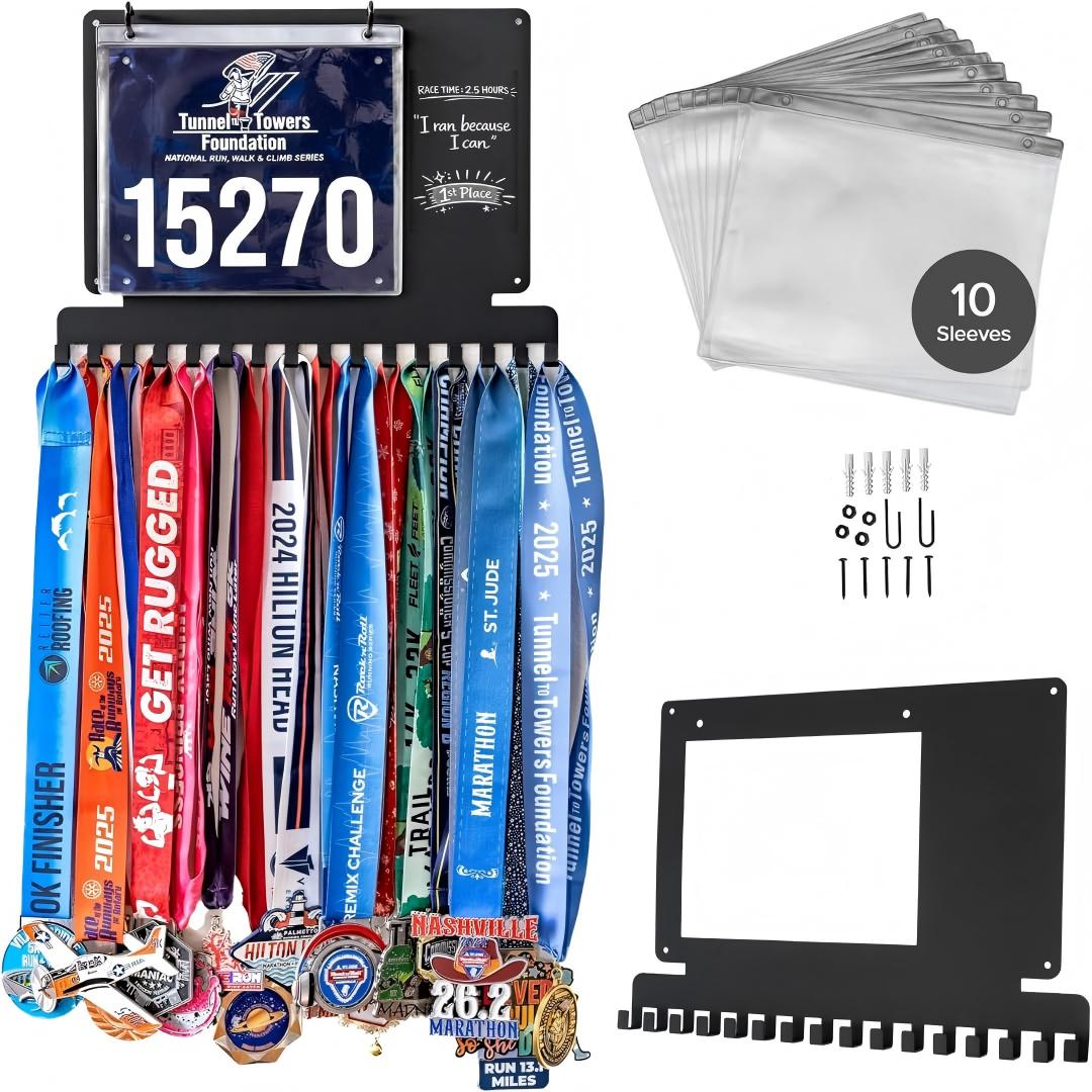 ที่แขวนเหรียญสำหรับนักวิ่ง, ที - Race Bib บทวิจารณ์และราคา
