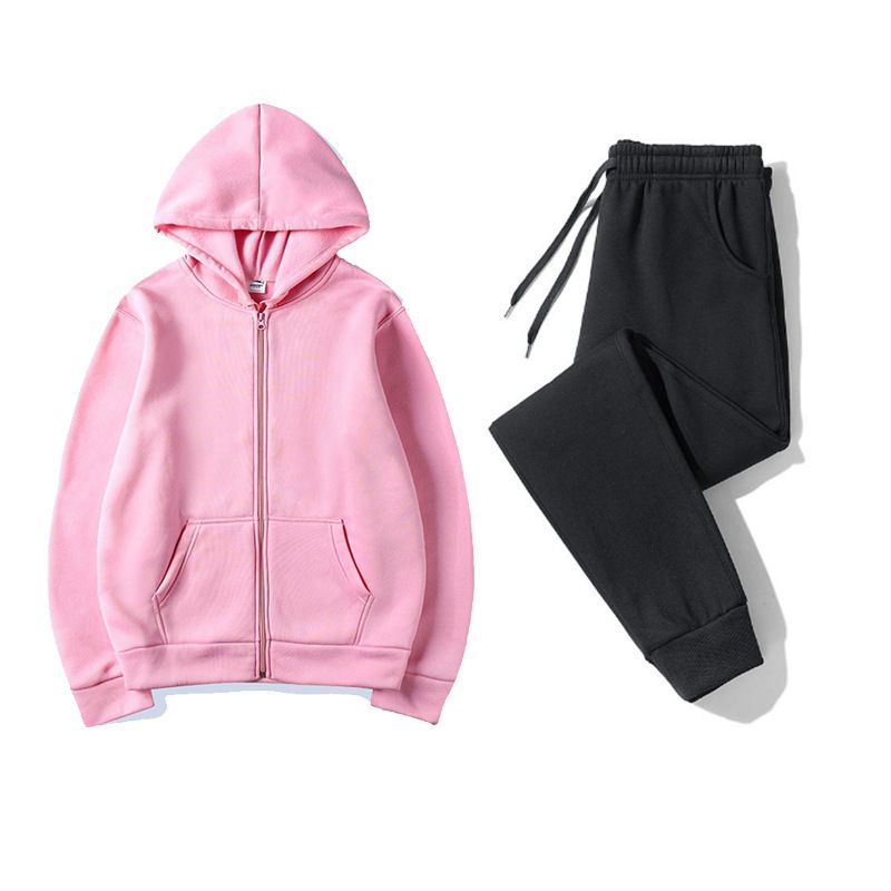 ชุดเสื้อฮู้ดดี้ซิปครึ่งตัวและก - Joggers Pants บทวิจารณ์และราคา