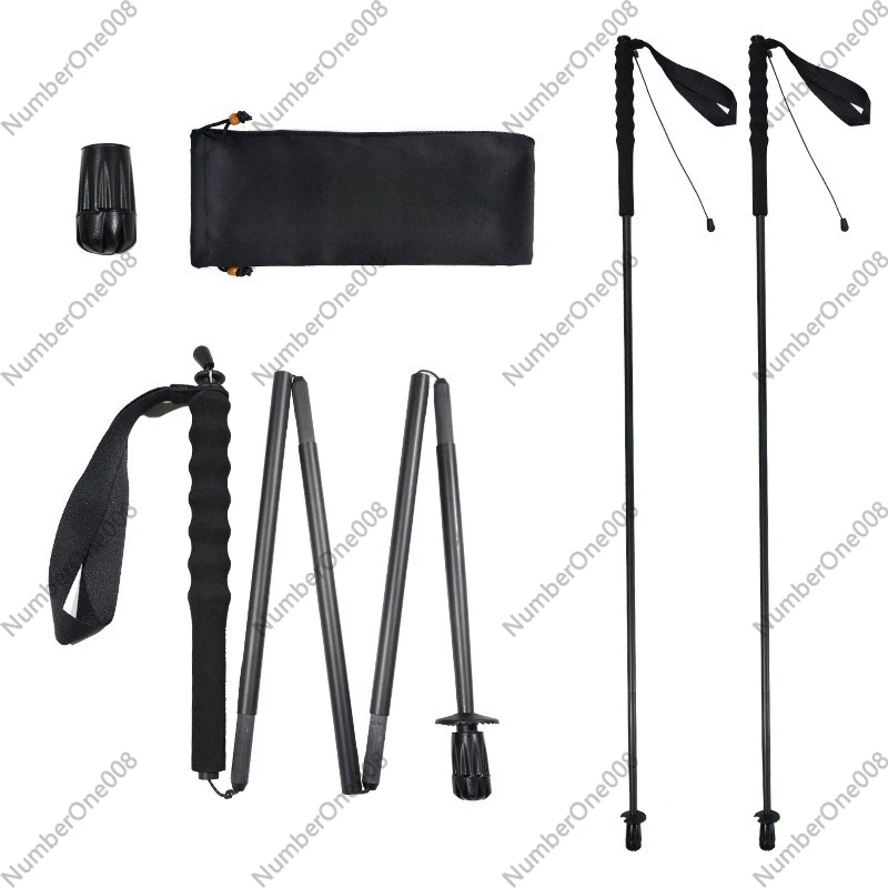 ไม้เท้าเดินป่าแบบพับได้ ทำจากค - Trekking Pole Carbon บทวิจารณ์และราคา