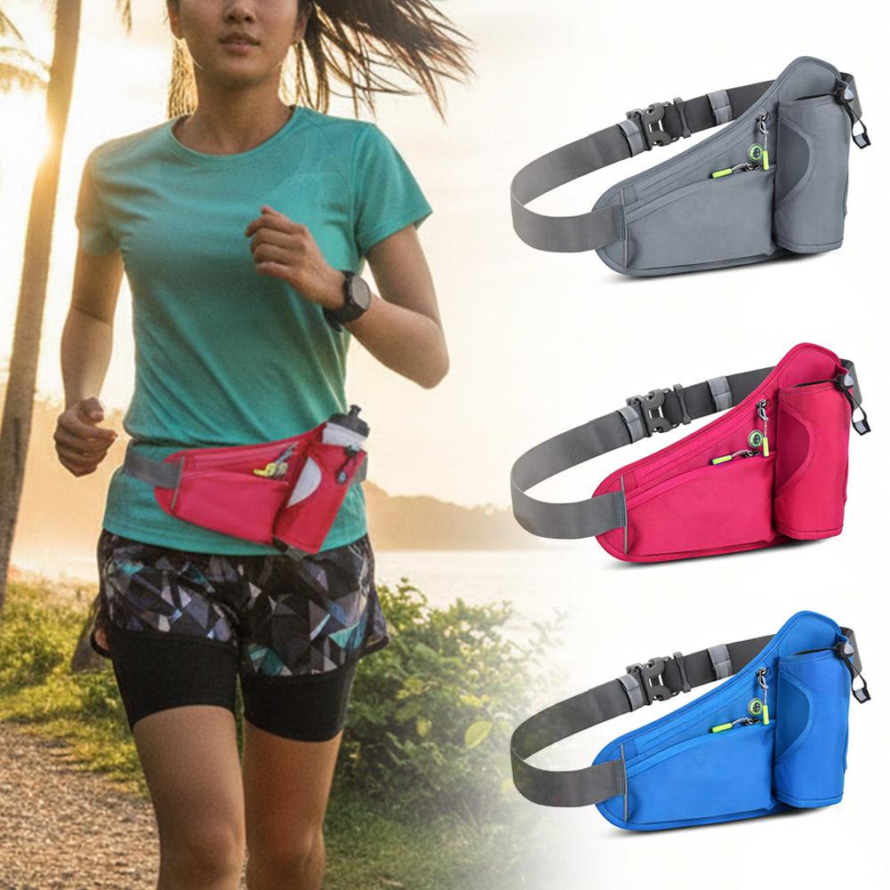 กระเป๋าคาดเอวพร้อมที่ใส่ขวดน้ำ - Running Belt บทวิจารณ์และราคา