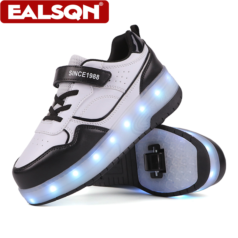 รองเท้าสเก็ตล้อ LED สำหรับเด็ก - Running Shoes Men บทวิจารณ์และราคา