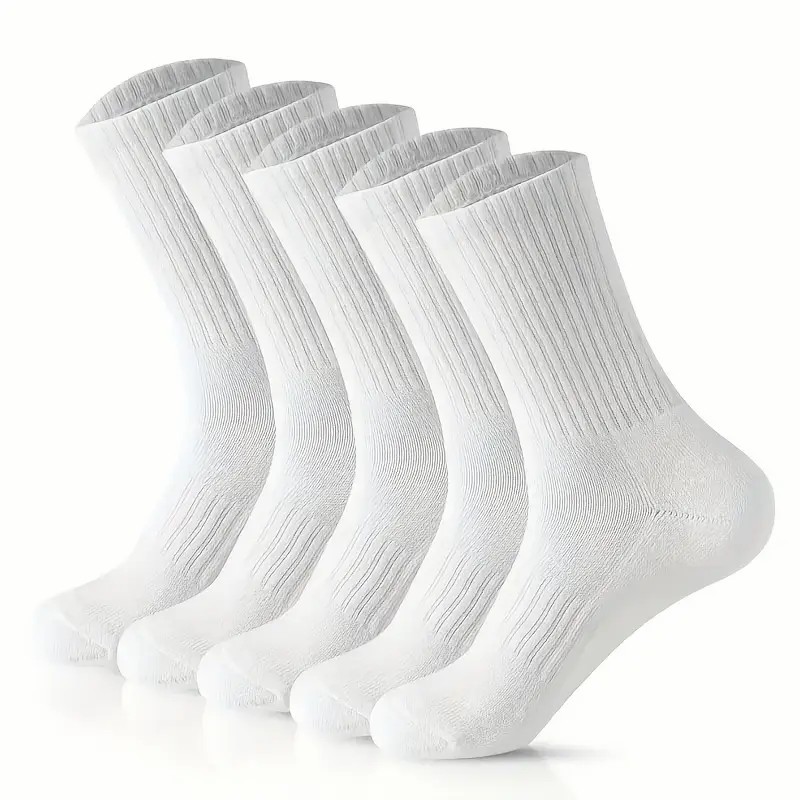 5/10/20 คู่ถุงเท้าผู้ชายสีทึบค - Sports Socks บทวิจารณ์และราคา